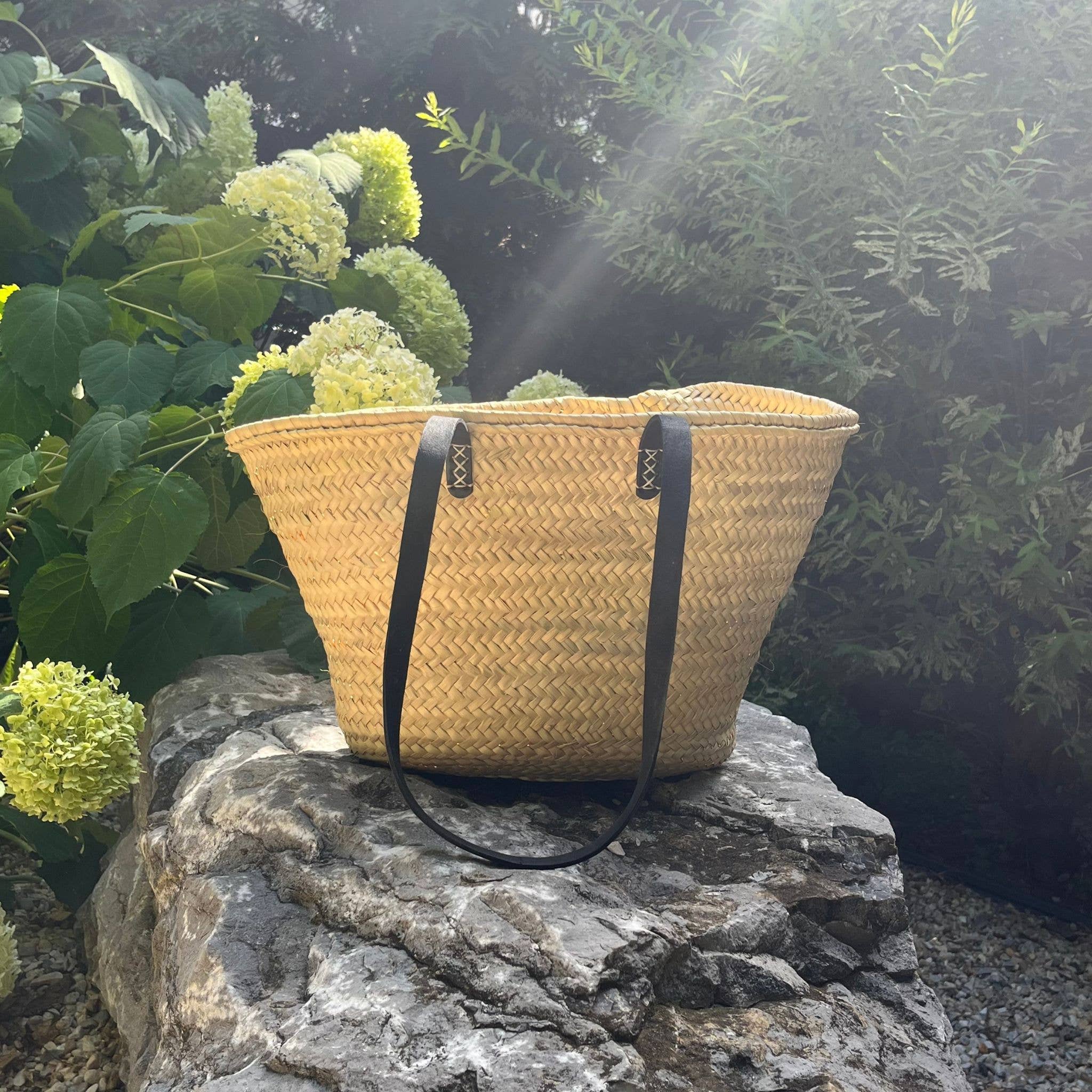 Kaaterskill Market - Wholesale Beach Bag - Dahlia Tote Basket 3