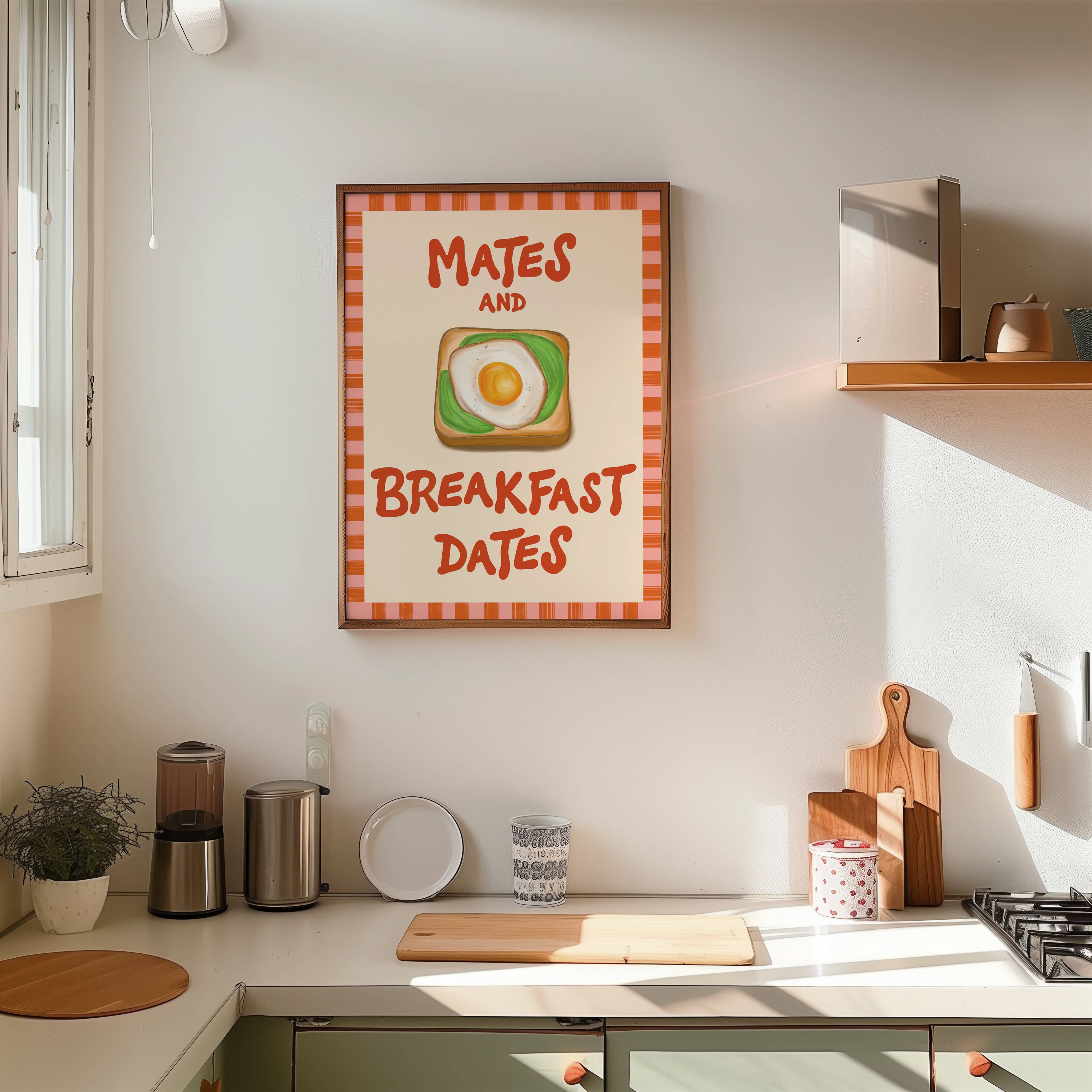 Neesh Home – wholesale Art print – Mates and Breakfast Dates Print | Kitchen | Brunch 1