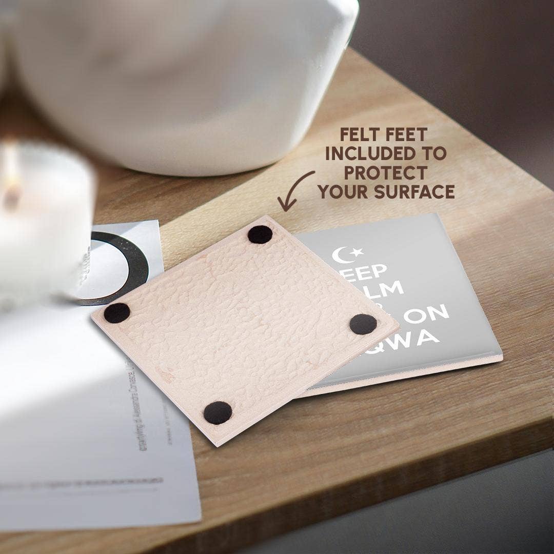 3dRose - Wholesale Coasters - 3dRose, Keep Calm and Focus on Taqwa, Coaster3