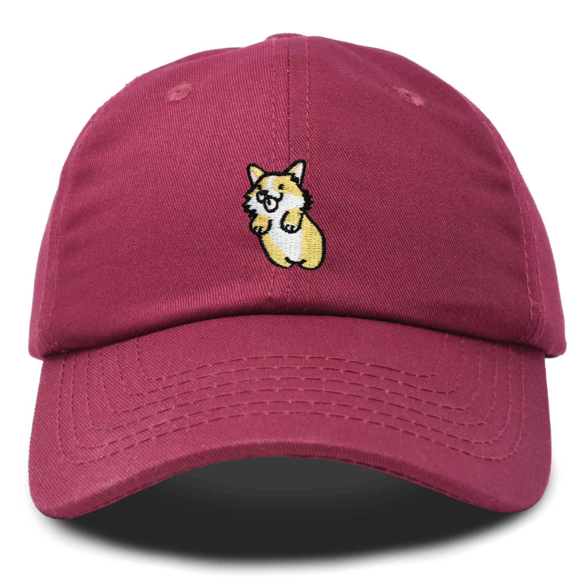 Dalix - Wholesale Baseball Cap - Women's - DALIX Cute Leaping Corgi Hat Womens Embroidered Baseball Cap16