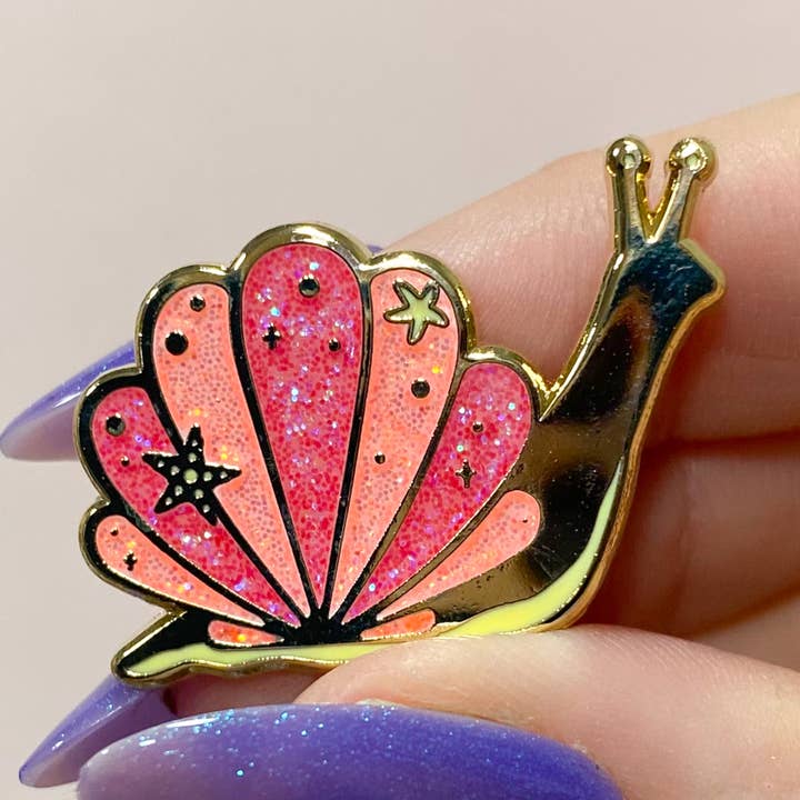 Sea Snail Pin | Snail Lover Gift Ideas | Snail Accessory for wholesale by Chelzart