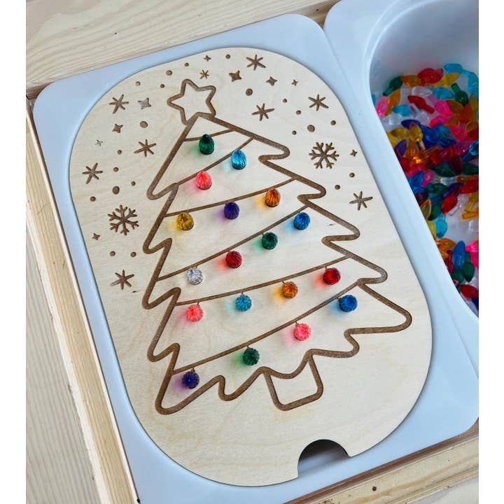IKEA Trofast Flisat Christmas Tree Sensory Bin Insert for wholesale by 412Laser