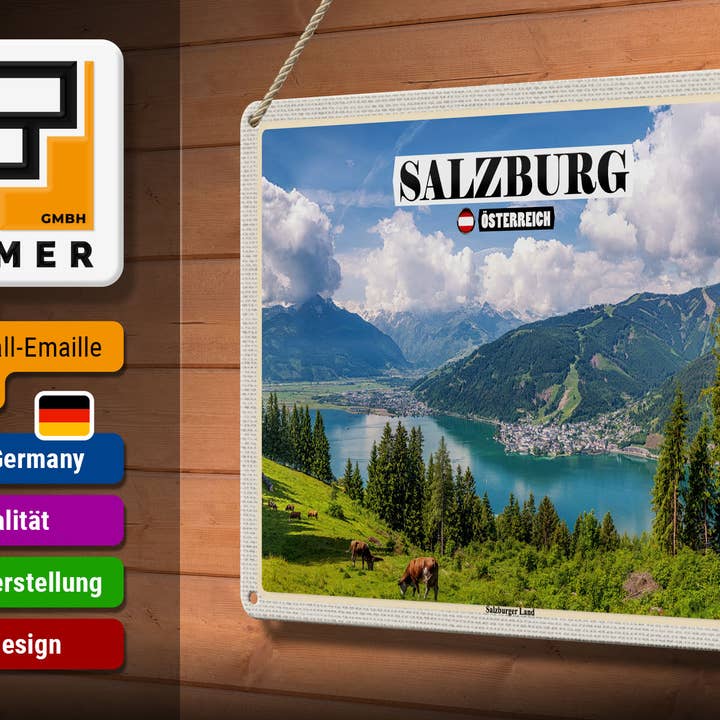 Femer - Wholesale Sign - Austrian Salzburger Land Nature Travel Sign 30x20cm2
