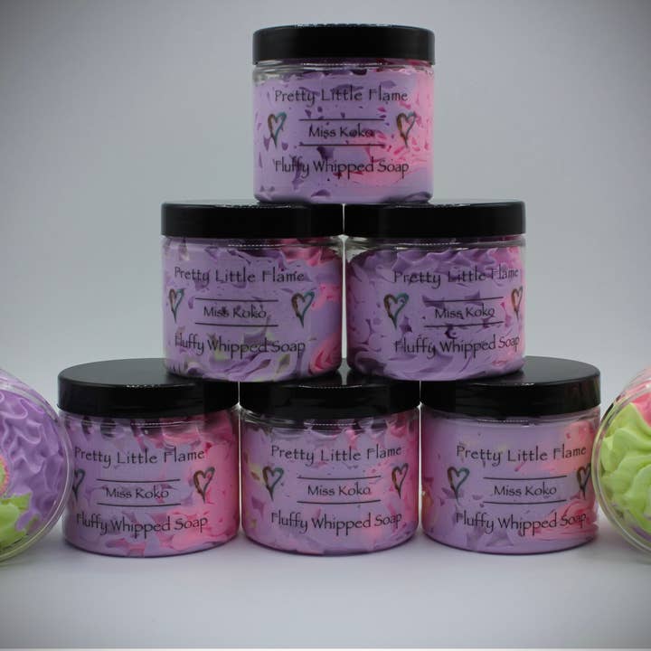 Pretty Little Flame Fluffy Whipped Soap Miss Koko for wholesale by Pretty Little Flame ltd