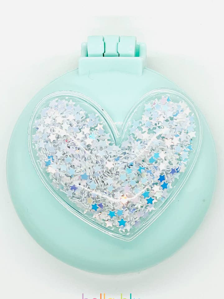 Mirror in light blue for wholesale by Bella Blu Designs