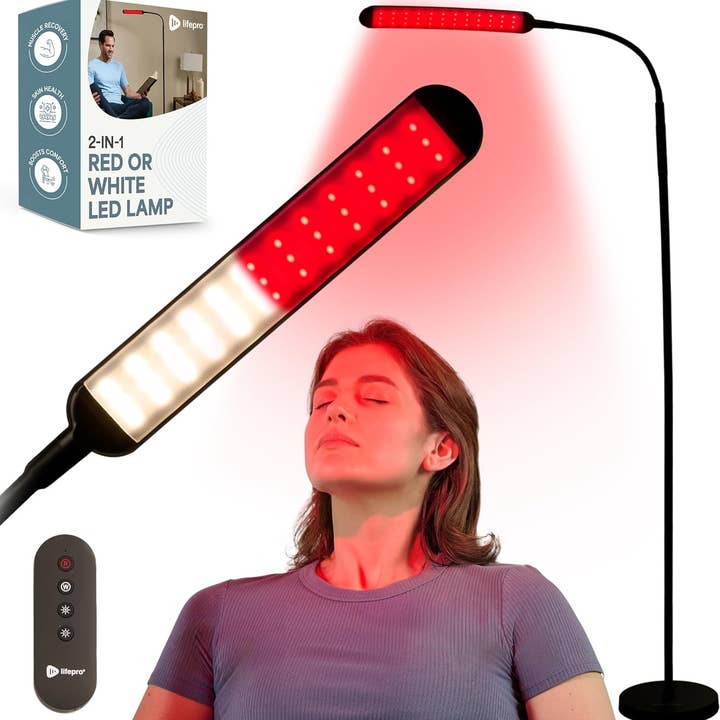 LifePro - Wholesale Floor Lamp - Lifepro Red & Infrared LED Therapy Lamps  Dual Head & 2-in-10