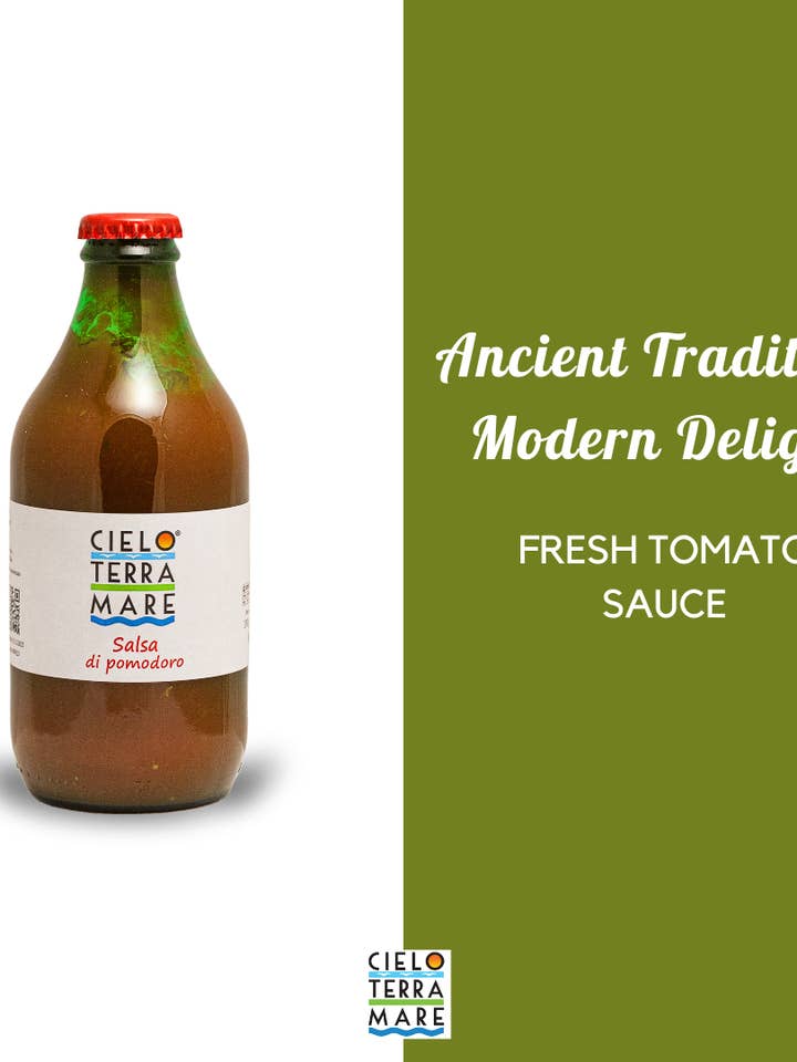 ORGANIC Tomato Sauce for wholesale by Azienda Agricola Cielo Terra Mare