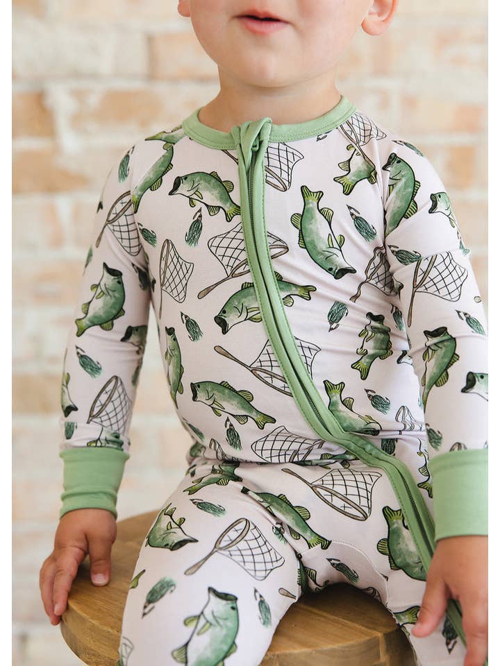 Charlie Lou Baby - Wholesale Jumpsuit - Baby - Bamboo Rompee™ | Gone Fishin'9