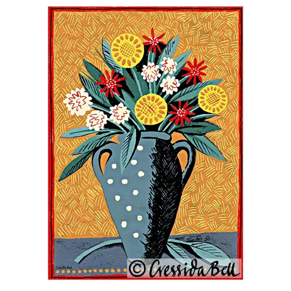 Cressida Bell – Großhandel Grußkarten für den Alltag – Blumen-Vase-Grußkarte1