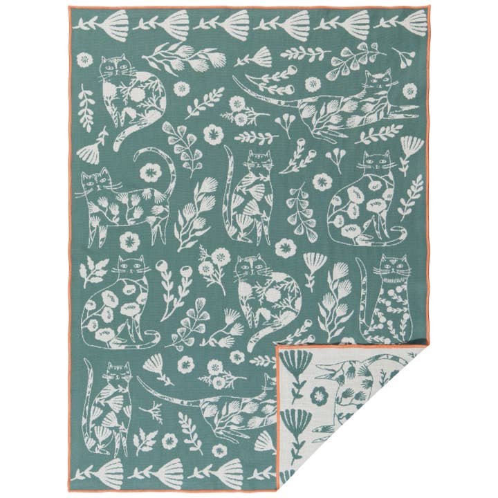 Danica Studio - Wholesale Tea Towel - Catbloom Double Cloth Dishtowel
