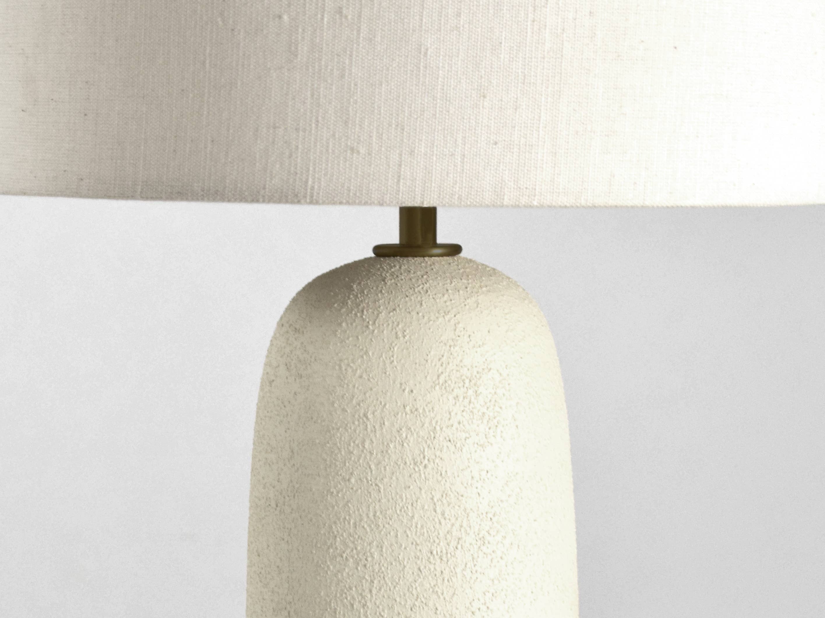 DEBARRO - Furniture | Lamps | Ceramics | Handmade - Wholesale Accent/Desk Lamp - Armona Plaster - Handmade Table Lamp1