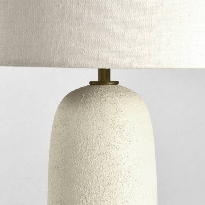 DEBARRO - Furniture | Lamps | Ceramics | Handmade - Wholesale Accent/Desk Lamp - Armona Plaster - Handmade Table Lamp1