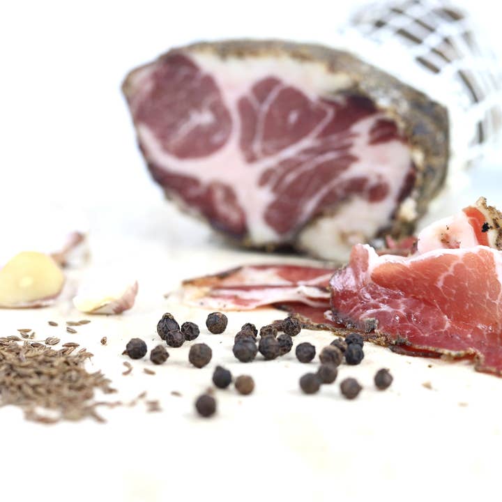 Vermont Salumi - Wholesale Salami - Capocollo Sliced Pork3