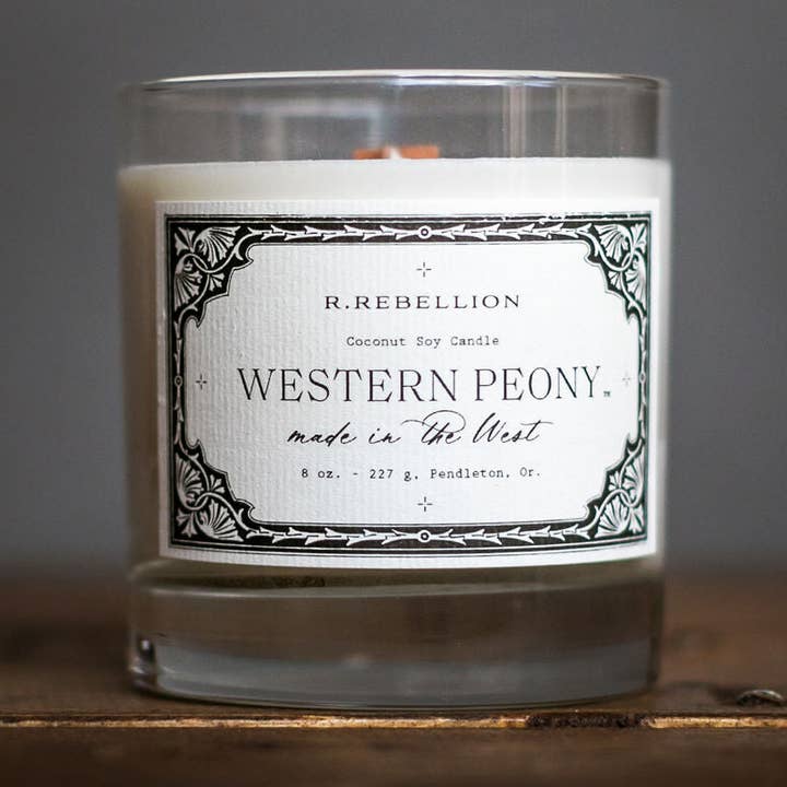 Candela Western Peony 8 oz. per la vendita all'ingrosso da parte di R. Rebellion