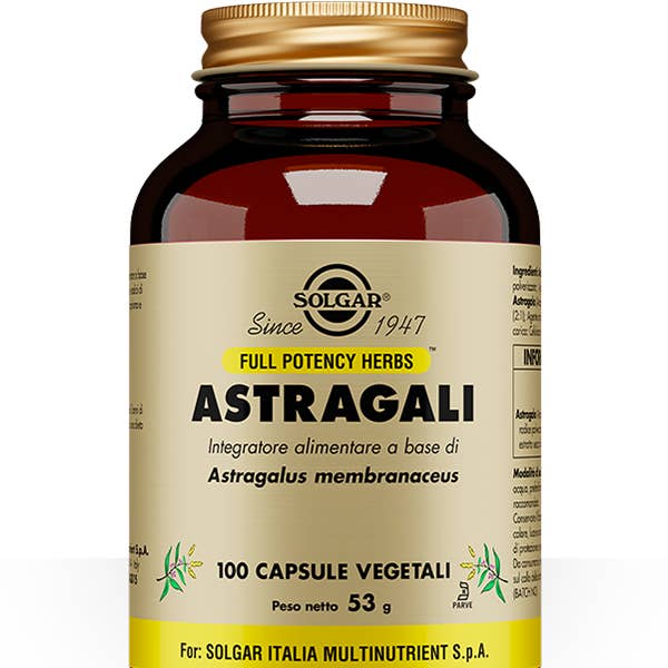 ASTRAGALI Solgar - 100 cps vegetali per la vendita all'ingrosso da parte di Radici Erboristeria e Benessere