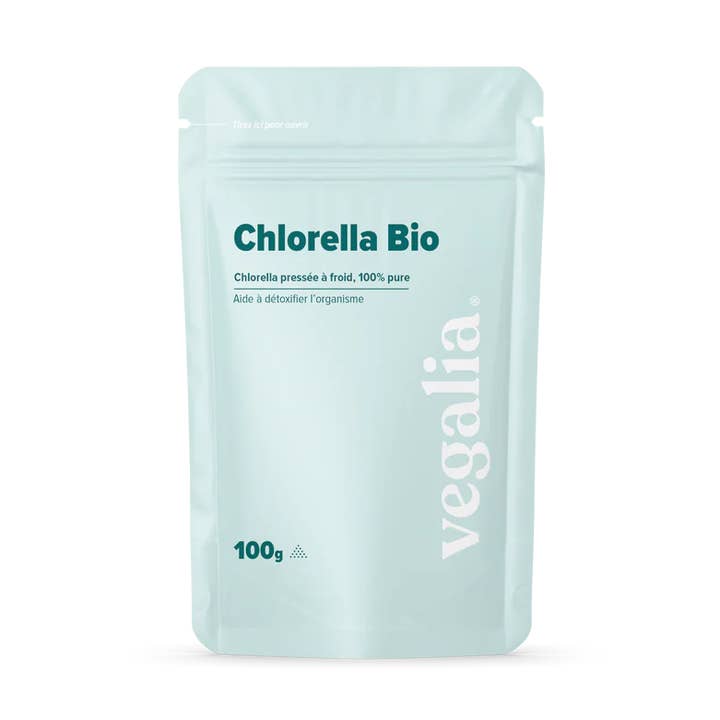 Organic chlorella powder 100g for wholesale by Vegalia
