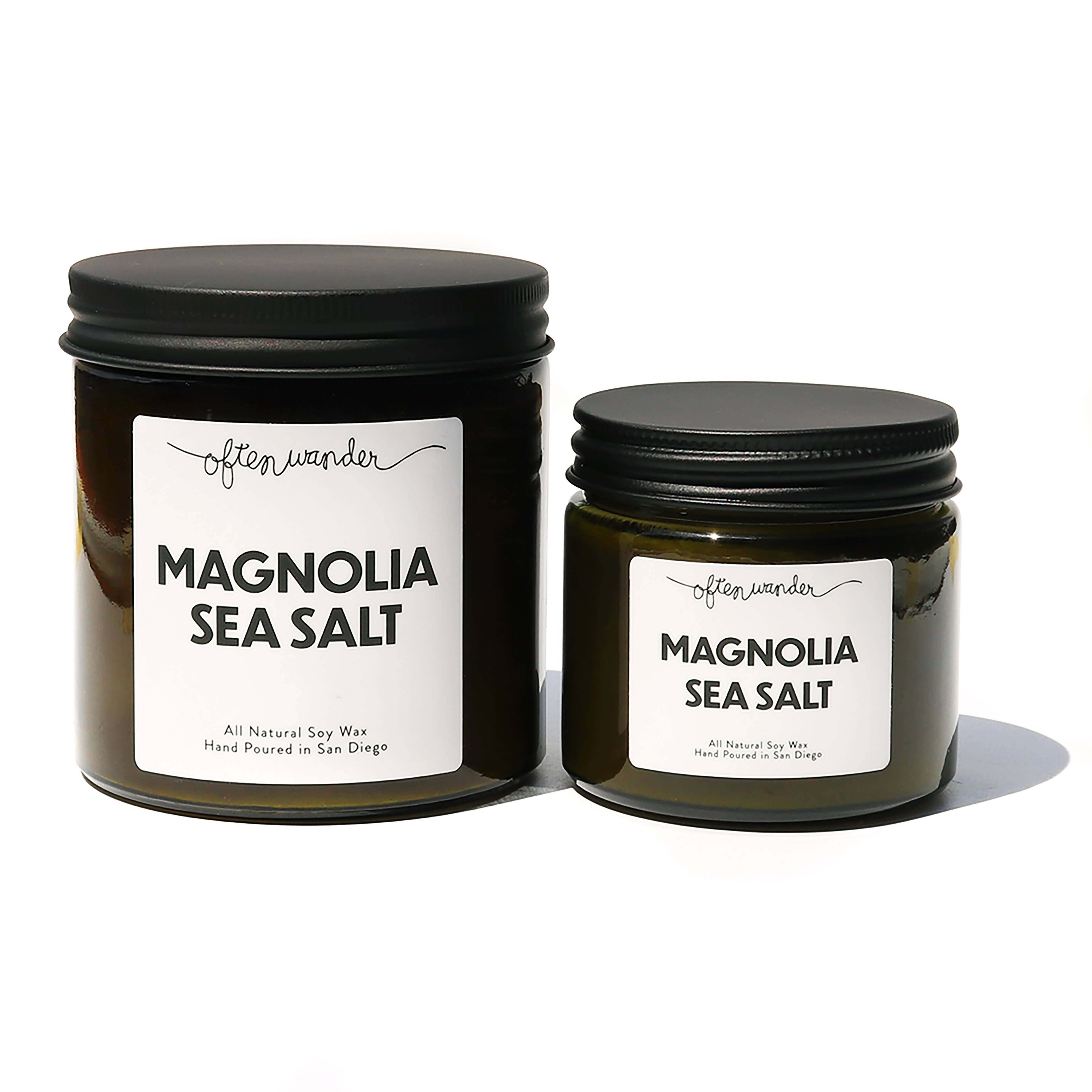 Often Wander – wholesale Jar/filled candle – Magnolia Sea Salt – Signature Candle3