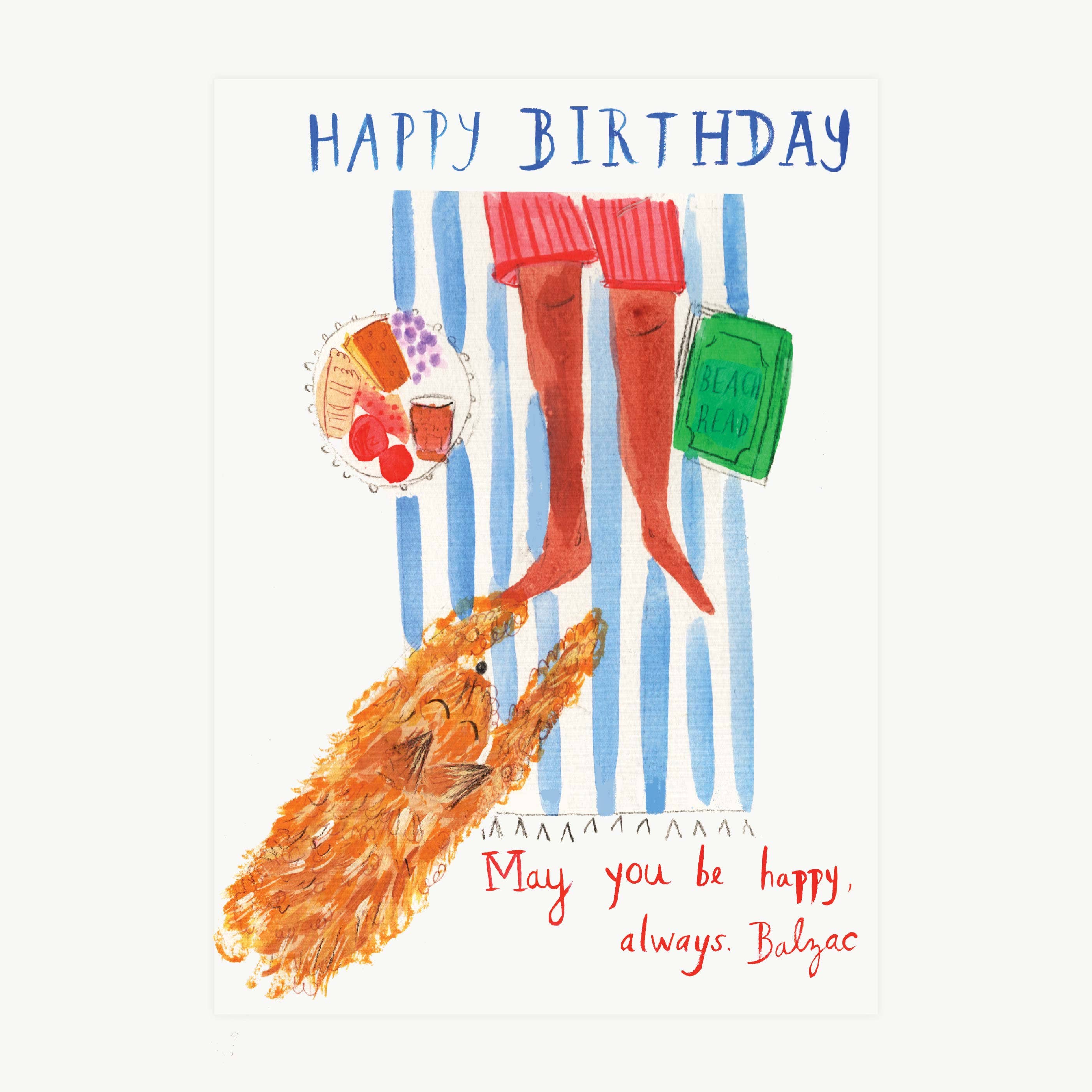 Mr. Boddington's Studio - Vente Cartes d'anniversaire - L'anniversaire de Balzac1