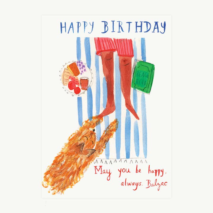 Mr. Boddington's Studio - Vente Cartes d'anniversaire - L'anniversaire de Balzac1