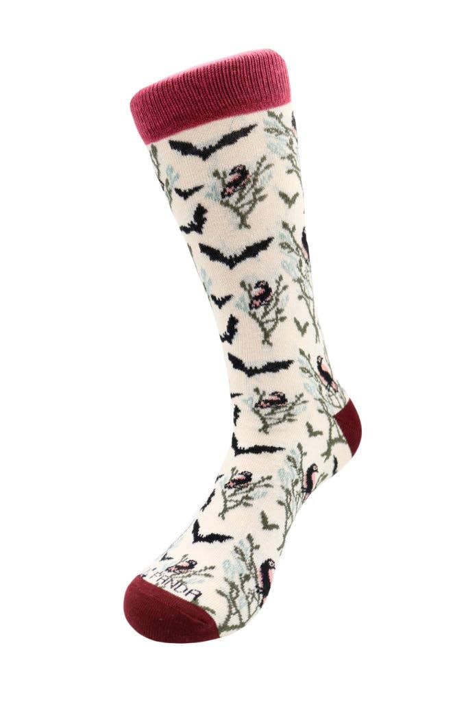 Sock Panda - Wholesale Sokken - Dames - Verfijnde Bat & Birds sokken - (medium voor volwassenen)3