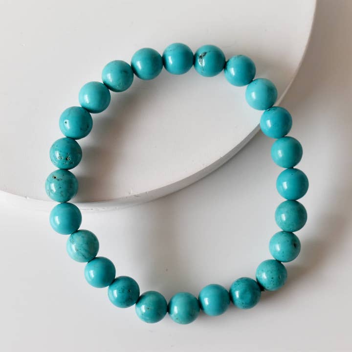 Soothing Crystals - Wholesale Beaded Bracelet - Healing Bracelet | Turquoise Howlite | Gemstone Bracelet2