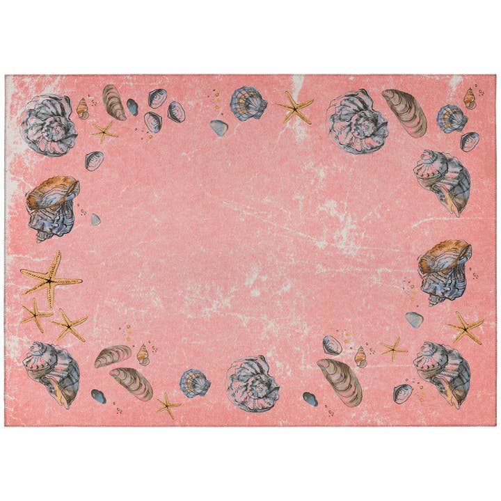 Dalyn Seabreeze SZ9 Zalm voor binnen en buiten wasbaar voor wholesale door Dalyn Rug