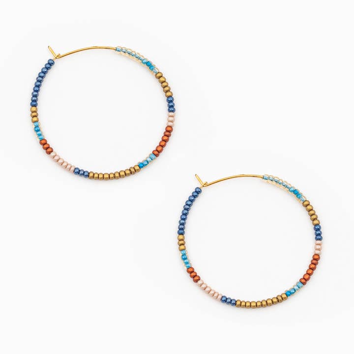 Altiplano - Wholesale Hoop Earrings - Beaded Hoop Earrings4