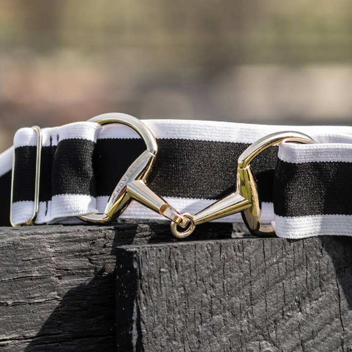 Black Beauty The Novella Snaffle Belts in Black. for wholesale on Faire2