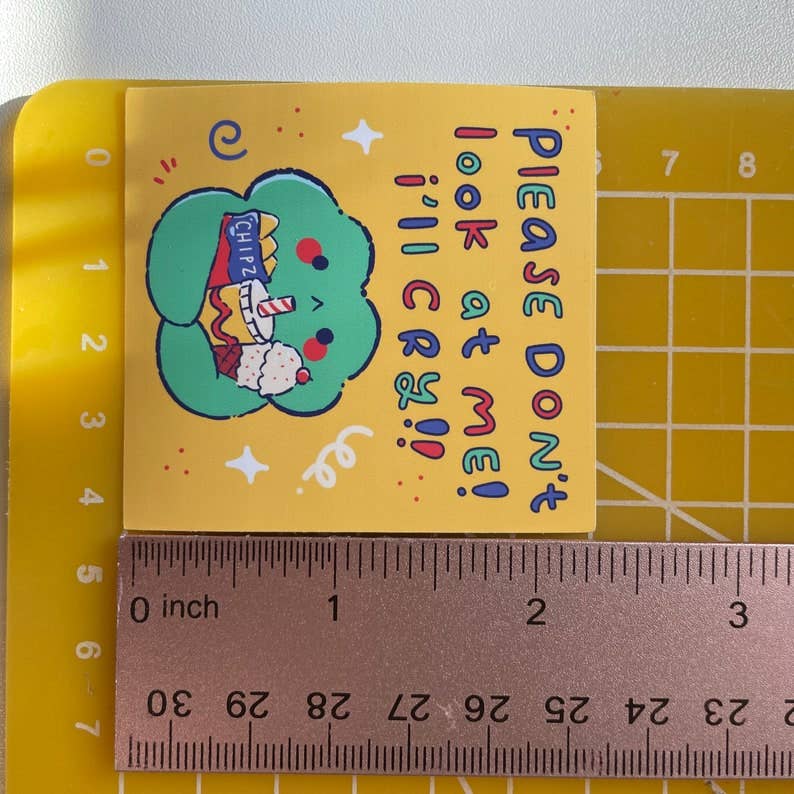 Ghostiekid - Wholesale Sticker - Anxiety Frog | Vinyl Sticker1