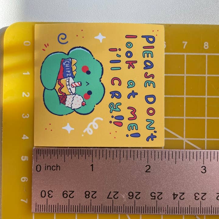 Ghostiekid - Wholesale Sticker - Anxiety Frog | Vinyl Sticker1