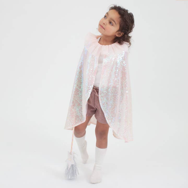 Iridescent Sequin Cape Costume for wholesale by Meri Meri