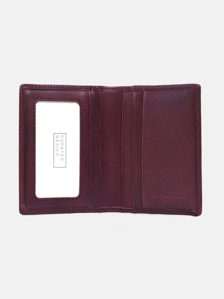 Slim Bi-fold Wallet for wholesale by Curated Basics