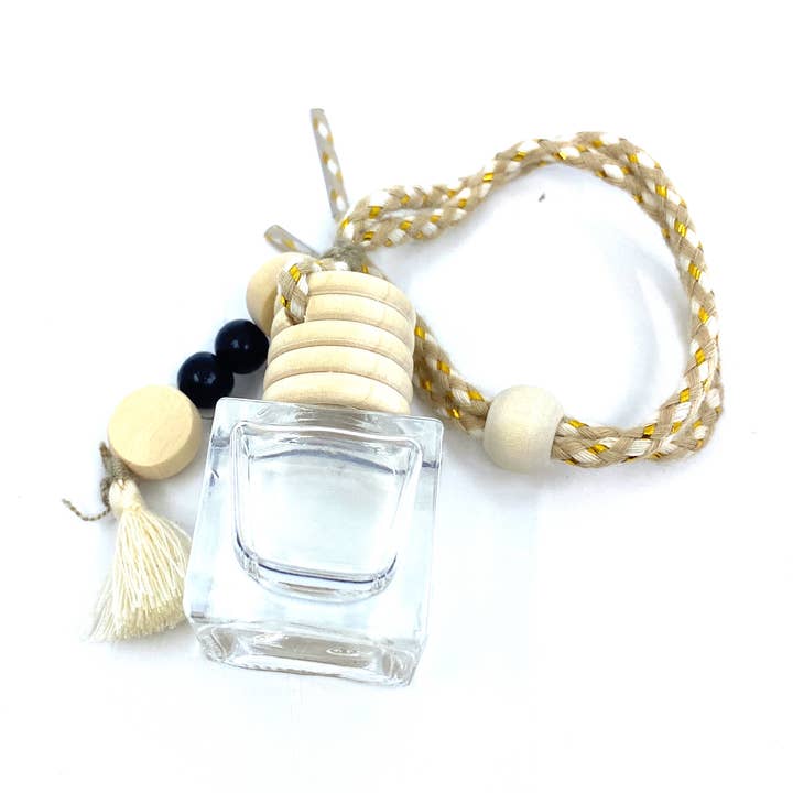 Mini Macrame Car Diffusers for wholesale by Sunsum Intentional Living