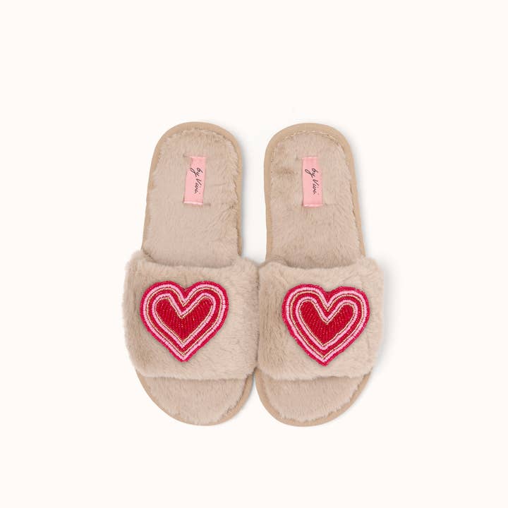 by Vivi. - Wholesale Pantoffels - Dames - Pantoffel Beige4