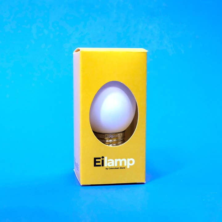 Egglamp - Wholesale Light Bulb/Puck - Egglamp Brown | Lightbulb made from real Egg3