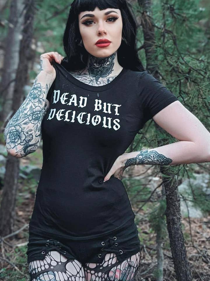 Dead but Delicious Living Dead Girl Tee for wholesale by Demi Loon