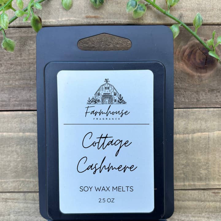 Cottage Cashmere Wax Melts for wholesale by Farmhouse Fragrance