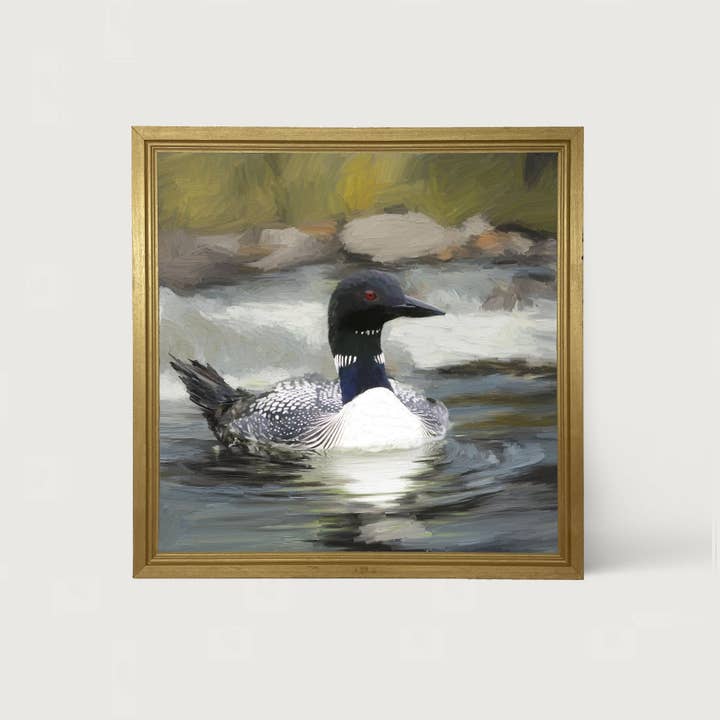 Loon in the Water for wholesale by ginger blue