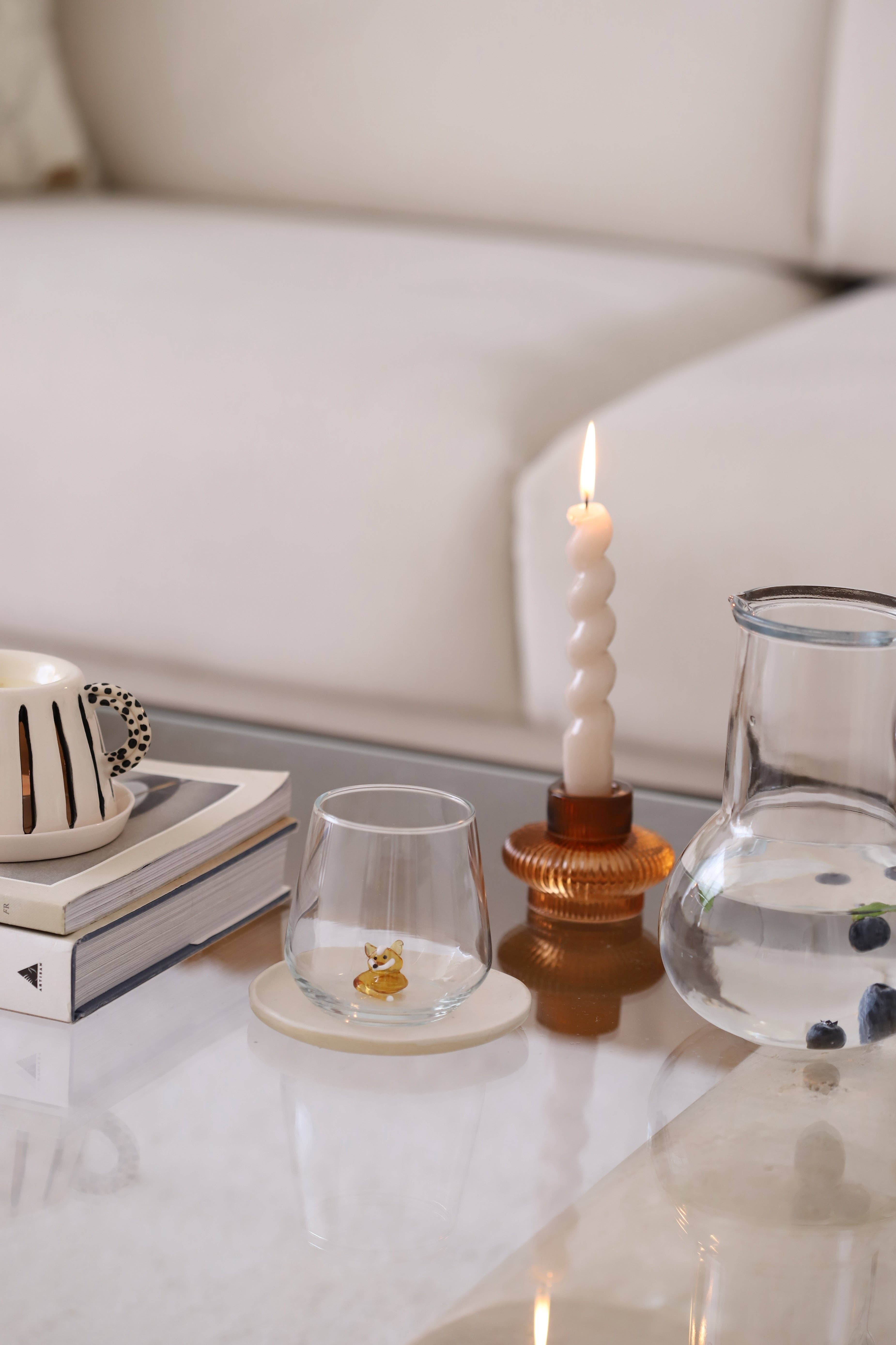 MINIZOOUSA - Wholesale Drinking Glass/Cup - Fox Figurine Drinking Glass1