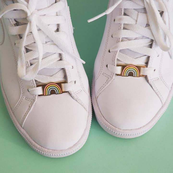 Par de travas de atacadores "Arco-Íris" Jóias para atacadores por atacado de Lolita Picco