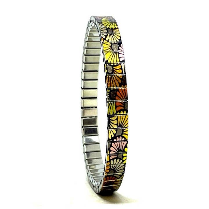 Stainless steel 6mm bracelet - Checkers Kites 37S06 for wholesale by Urband London