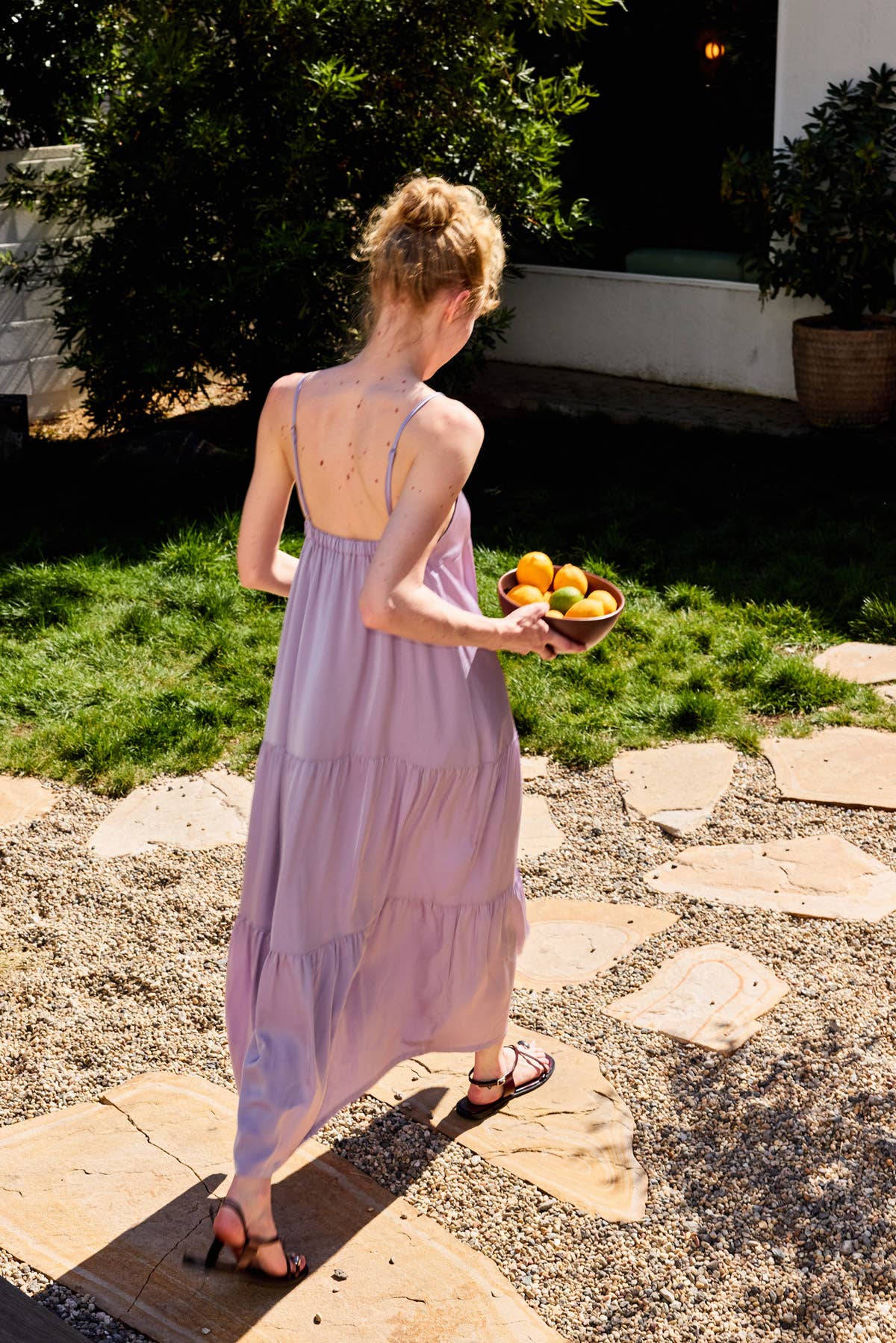 Lara Daisy - Wholesale Dress - Women's - Leopard Square Neck Ruffled Hem Cami Midi Dress8