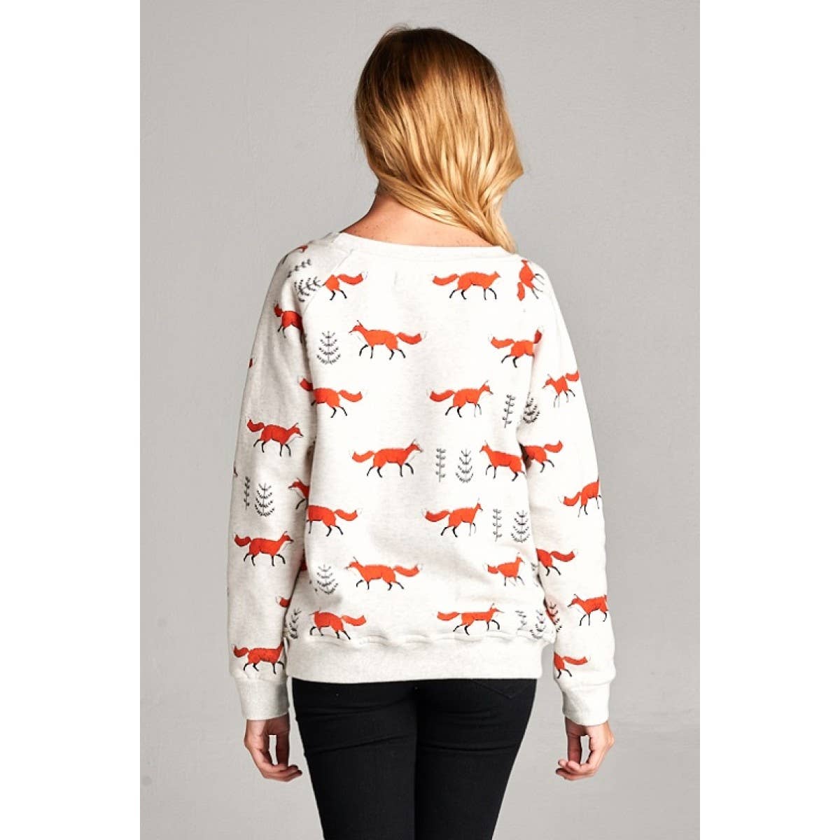 LA Soul - Wholesale Sweatshirt - Women's - Fox Print Sweatshirt2