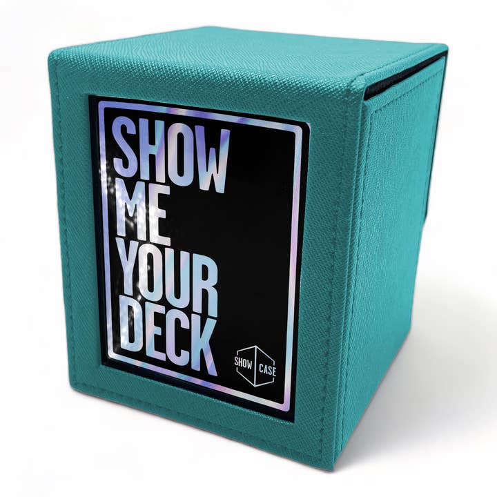 QMDirect - Wholesale Card Game - Showcase 100+ Deck Box - Teal