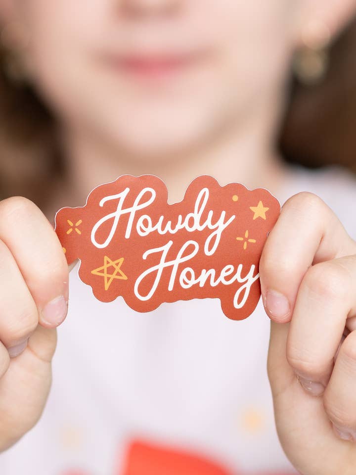 Girl Riot Society Die Cut Sticker - Howdy Honey WHOLESALE for wholesale by Girl Riot Society by Mosaic Makers Co