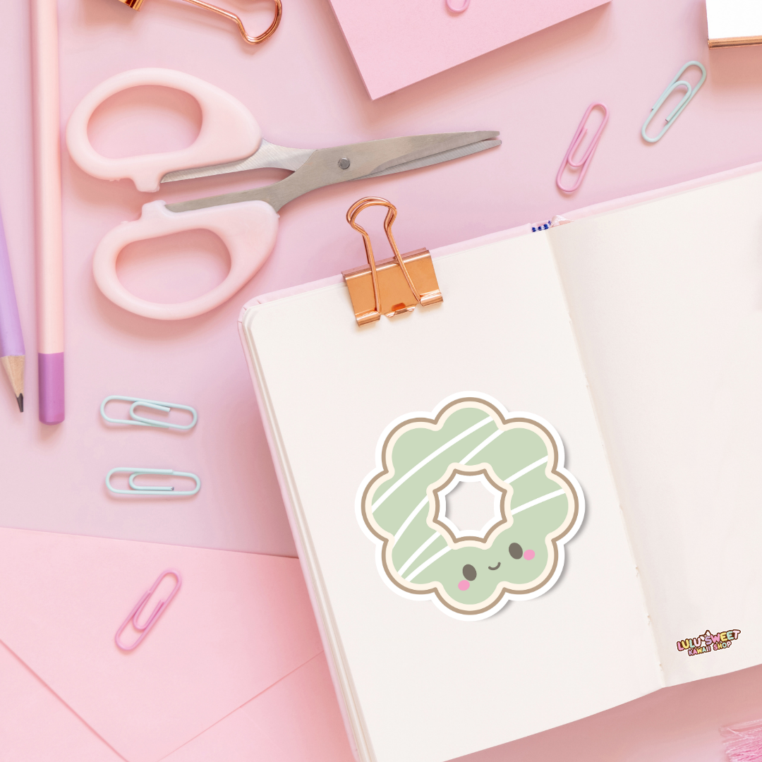 Paper and Sprinkles - Wholesale Sticker - Mochi Donut Sticker, vinyl sticker, diecut sticker6