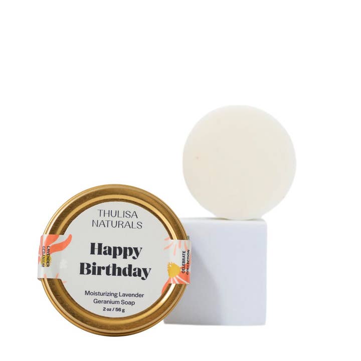 Shea Butter Hand and Body Travel Soap | Happy birthday for wholesale by Thulisa Naturals | Bath + Body