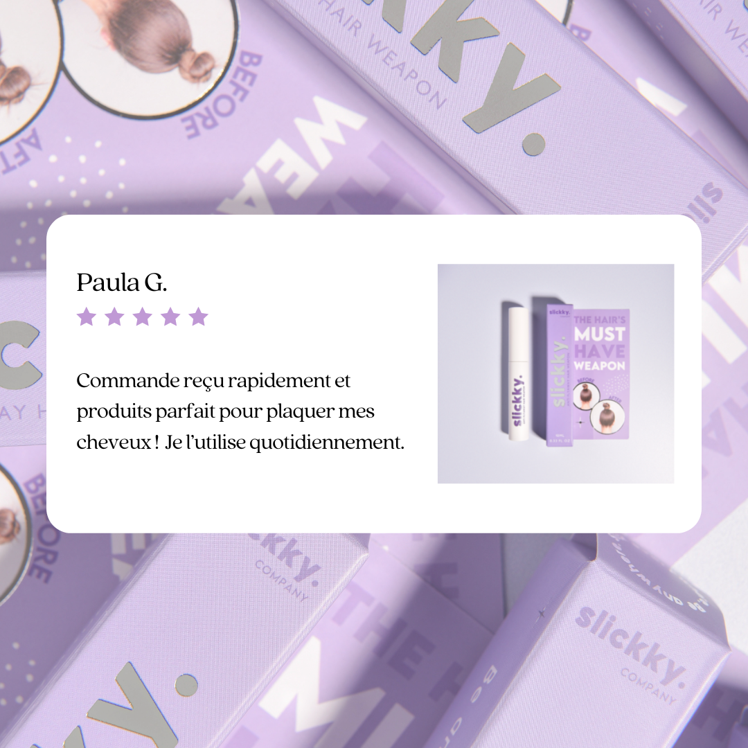 Slickky - Vendita all'ingrosso Gel/Mousse per acconciature - Hair Slicker - Fissatore per capelli anti-bambino - Mascara per acconciature17