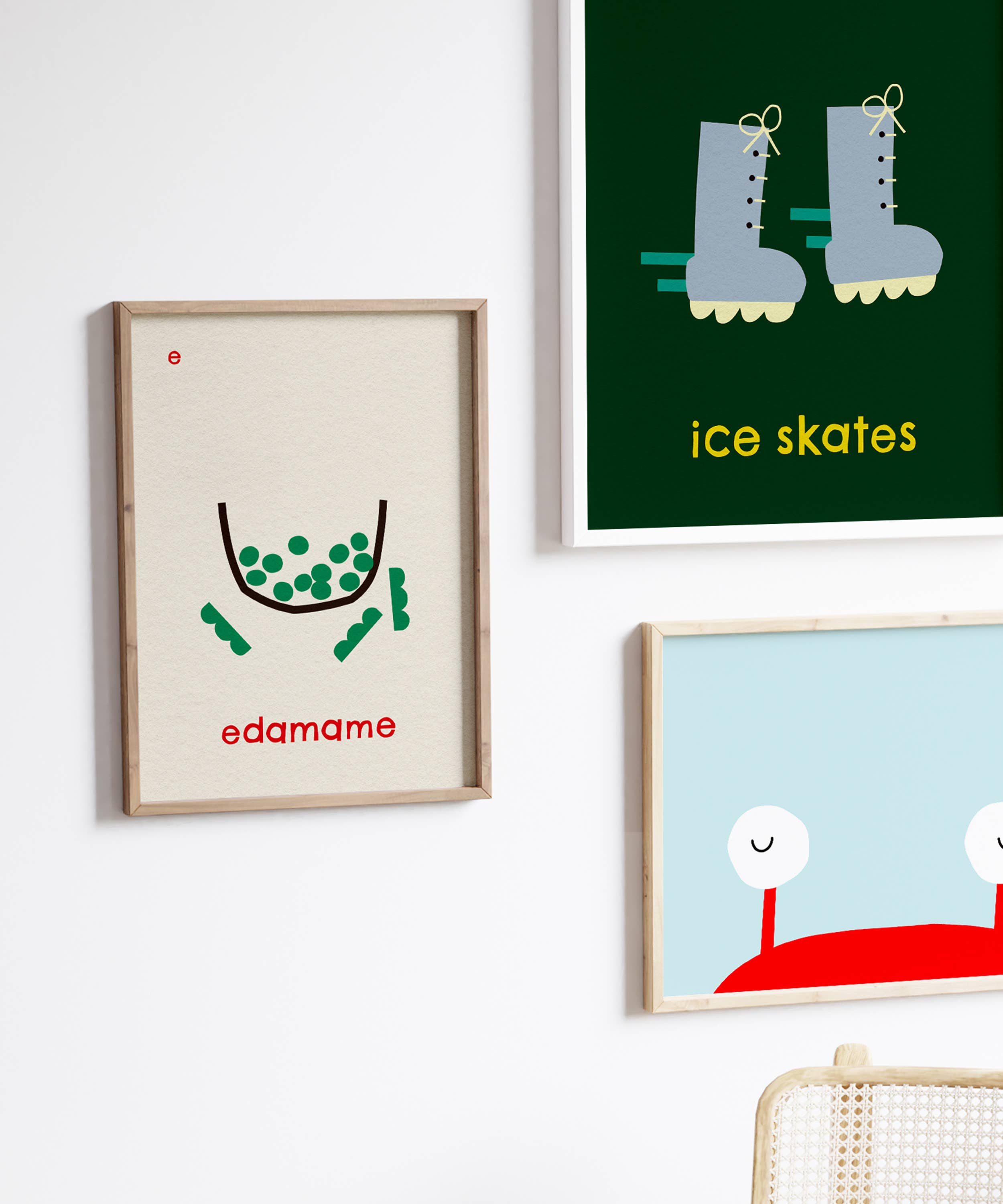 Surprise Radish - Wholesale Art Print - Ice Skates Art Print1