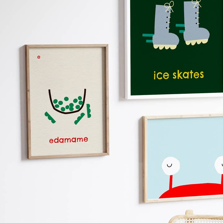 Surprise Radish - Wholesale Art Print - Ice Skates Art Print1